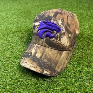 Russell Athletic Camouflage Hat‎ with Purple Logo